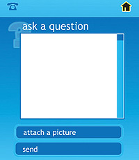 Asking a question.
